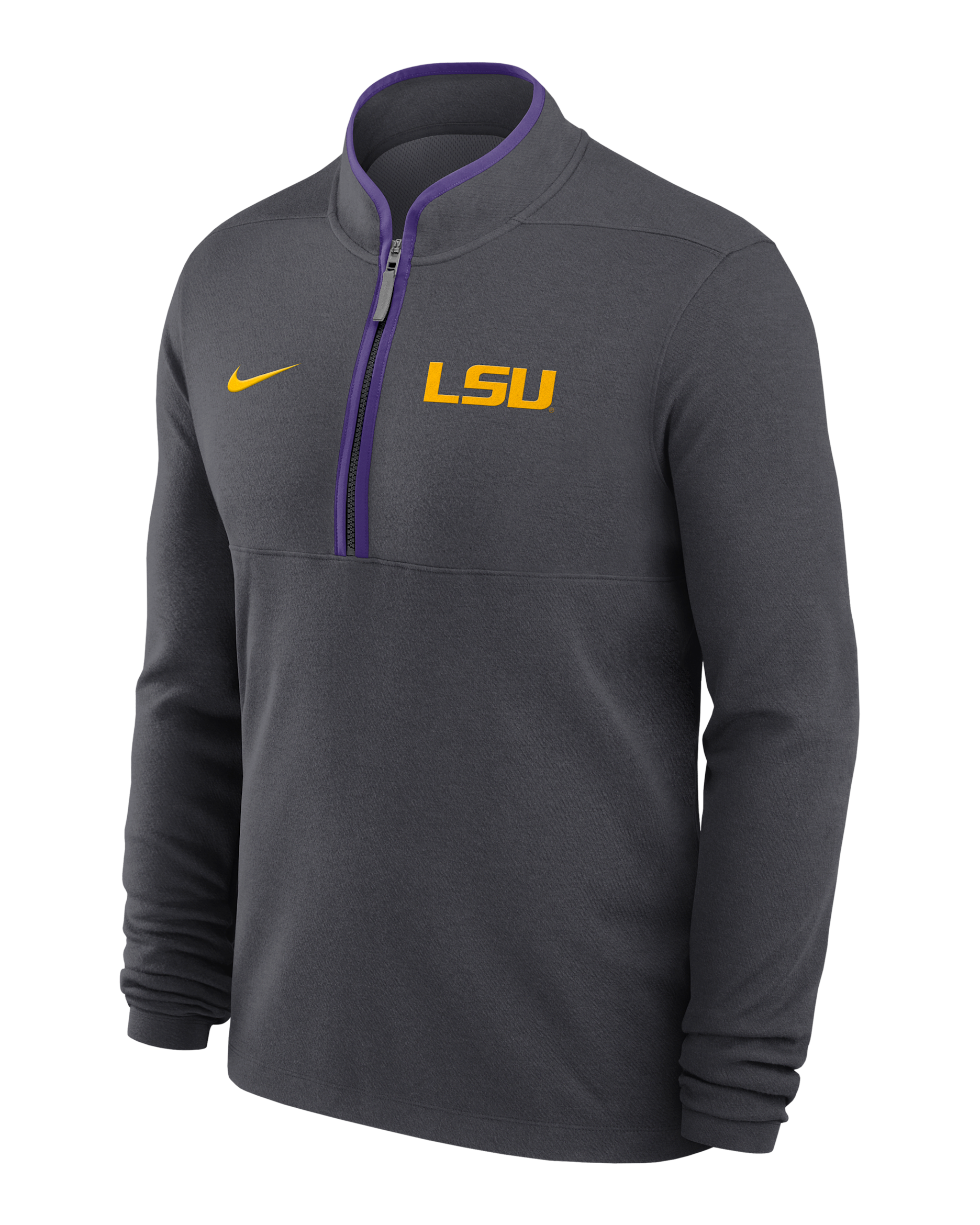 LSU Victory Men's Nike Dri-FIT College 1/2-Zip Long-Sleeve Top